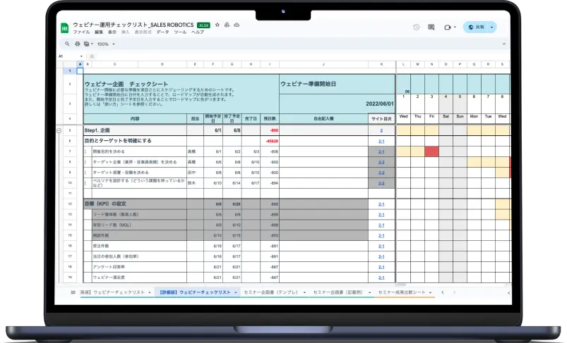 6か月で申込者数を6倍に増やしたウェビナーの企画書＆運用チェックリスト