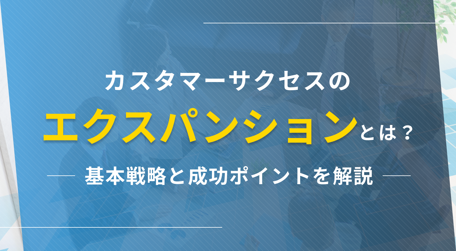 カスタマーサクセス エクスパンション